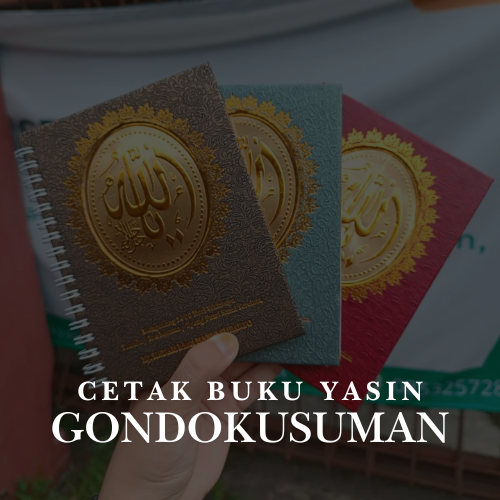 Cetak Buku Yasin Gondokusuman