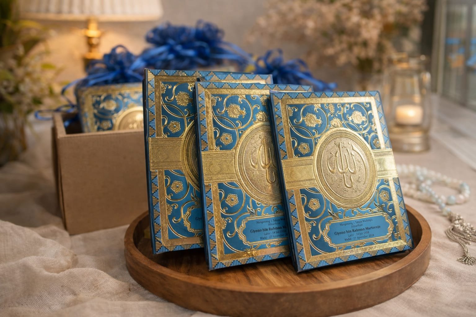 Contoh buku Yasin custom nama dan foto